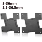 2 шт., высокоточный измеритель высоты 5-36,5 мм, Столярный роутер, электрическая циркулярная пила, гравировальный станок, измерительный инструмент, линейка