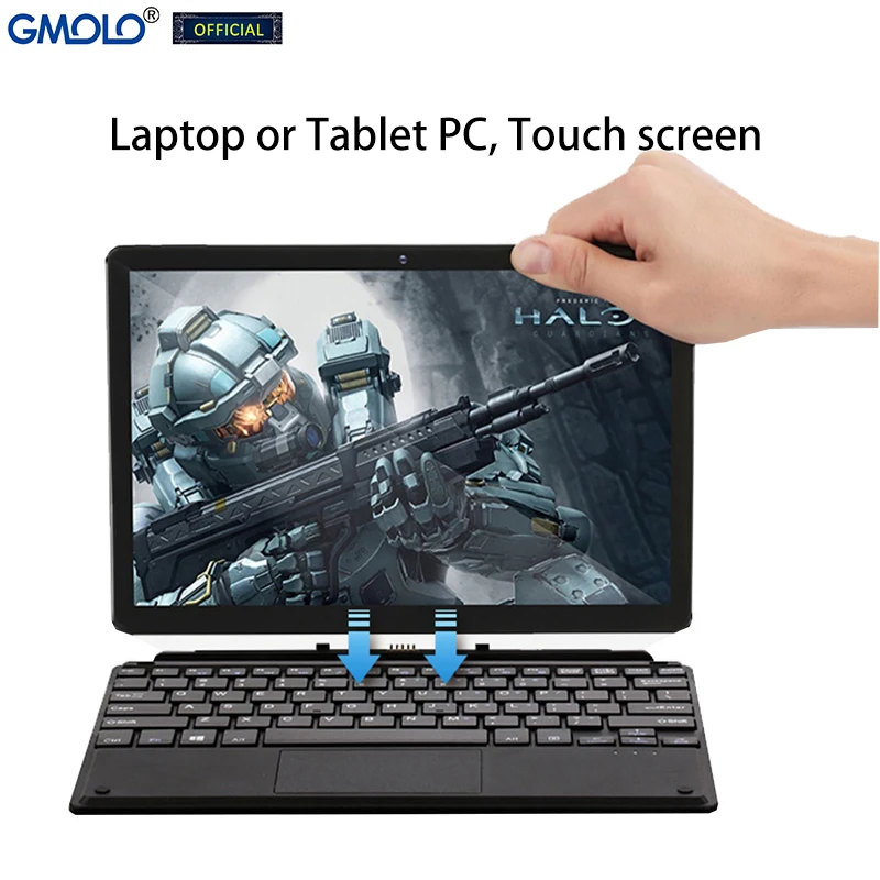 10 &quotWindows нетбук ноутбук сенсорный экран 4 Гб 64 EMMC In tel Z8350 четырехъядерный bluetooth