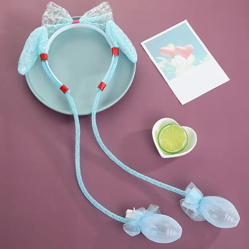 

N7ME LED Rabbit Ears Head Hoop Bunny Hairband Headband Hair Decor Cosplay Headwear