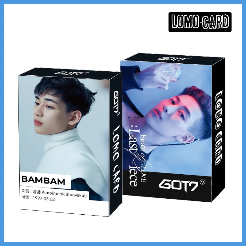 30 шт./компл. Kpop GOT7 LOMO открытки новый альбом Дыхание любви: последняя часть K-pop
