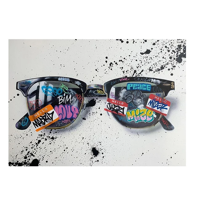 

Абстрактная граффити картина на холсте