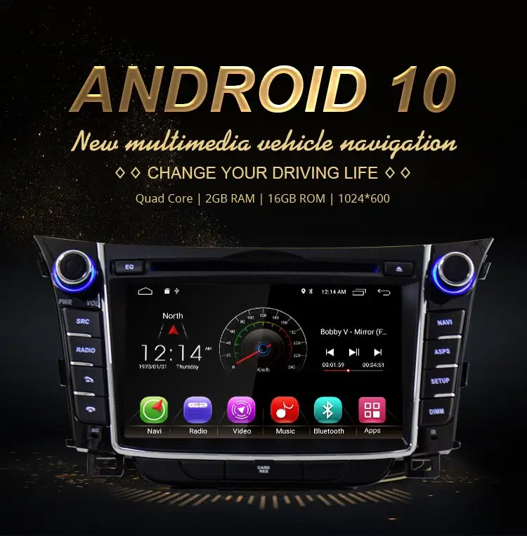 JDASTON Android 10,0 автомобильный dvd-плеер для hyundai I30 Elantra GT 2012- Мультимедиа gps навигация 2 Din автомагнитола аудио стерео