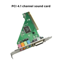 audio card 4 1ch cmi8738 pci port practical desktop pc computer internal audio card stereo sound computer chipset dls components