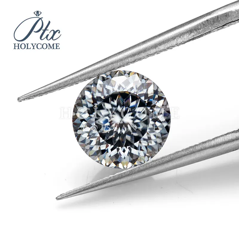 

7.5mm portugal D VVS1 10pcs cut moissanite supplier factory direct supply wholesale round cut moissanite