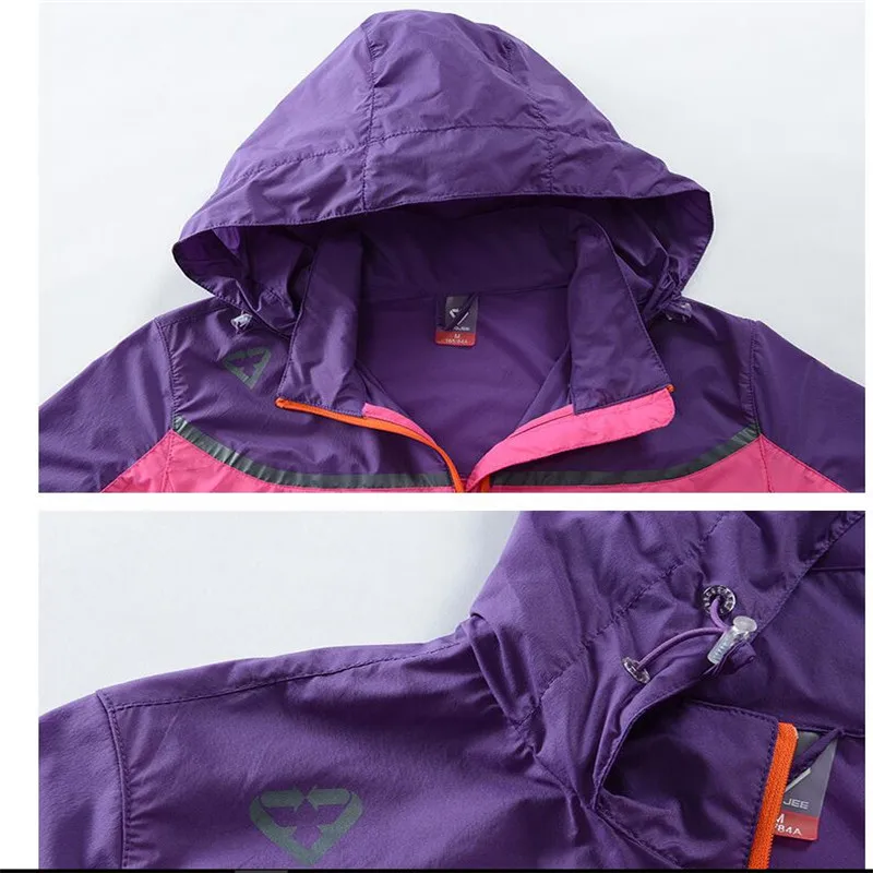 Уличная Водонепроницаемая Женская тонкая ветрозащитная дышащая анти-солнце УФ