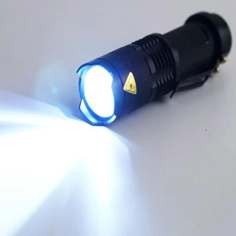 .Flashlight Ultra Bright Lantern Waterproof 3 Modes Small Aluminum Flashlight Torch Adjustable Focus Zoom Light Lamp | Спорт и