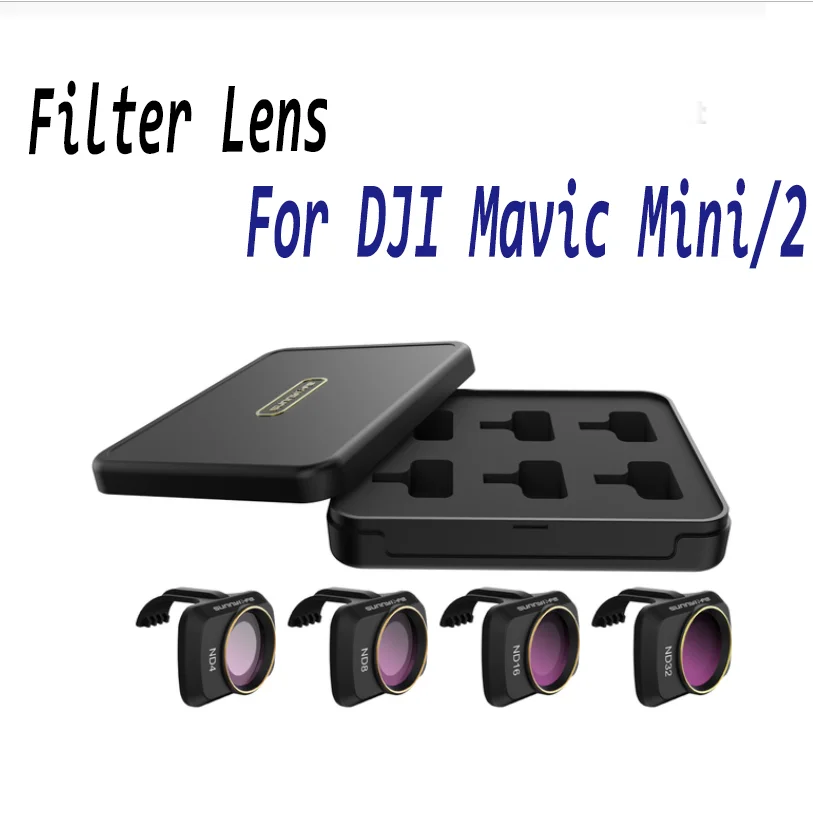 Для DJI Mavic Mini Drone фильтры для защиты объектива UV + CPL ND4 ND8 ND16 ND32 набор полярных