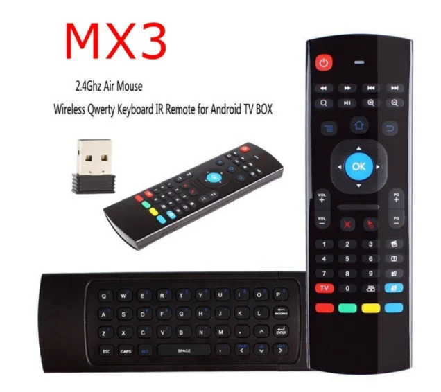 Новинка 2 4G MX3 Air Mouse Smart Voice Remote Control RF беспроводная клавиатура IR Learning fly для full HD H.265