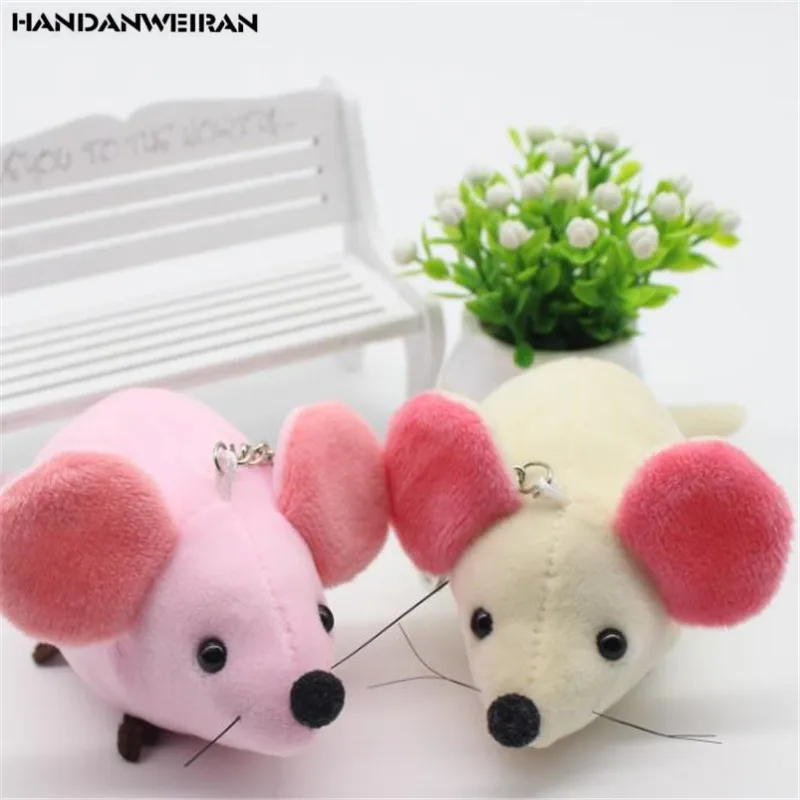 HANDANWEIRUAN 1 шт. 10 см креативный милый год талисман крысы плюшевая подвеска Премиум