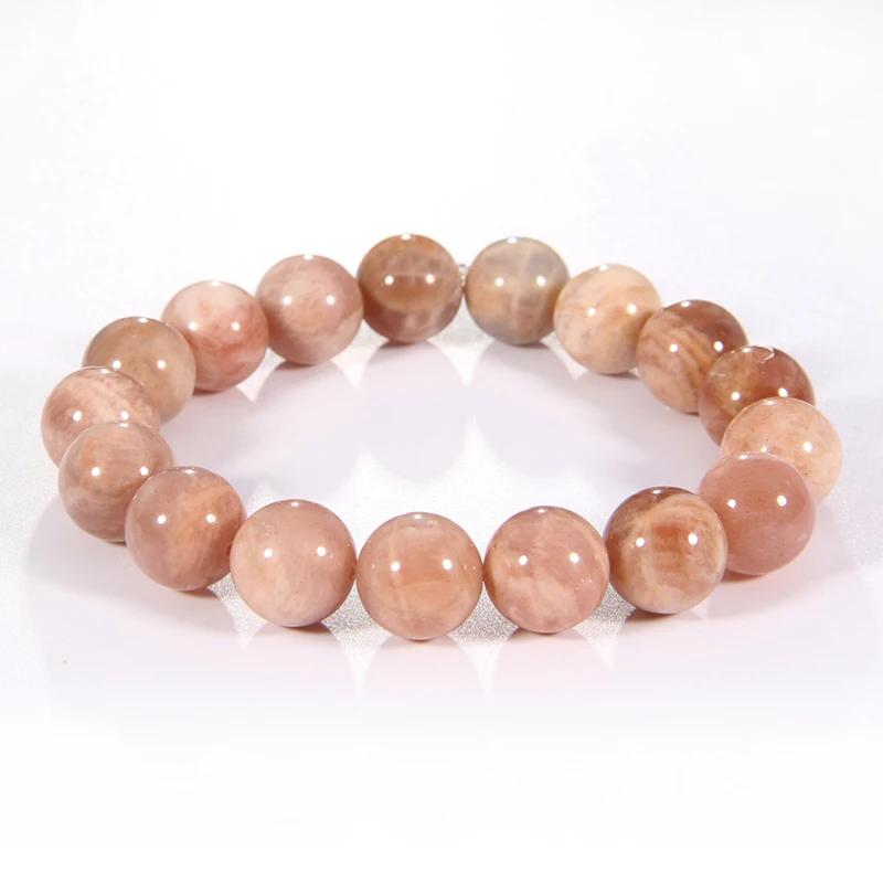 Jingzeyi пара кристаллов натуральный Солнечный камень браслеты для женщин оранжевый