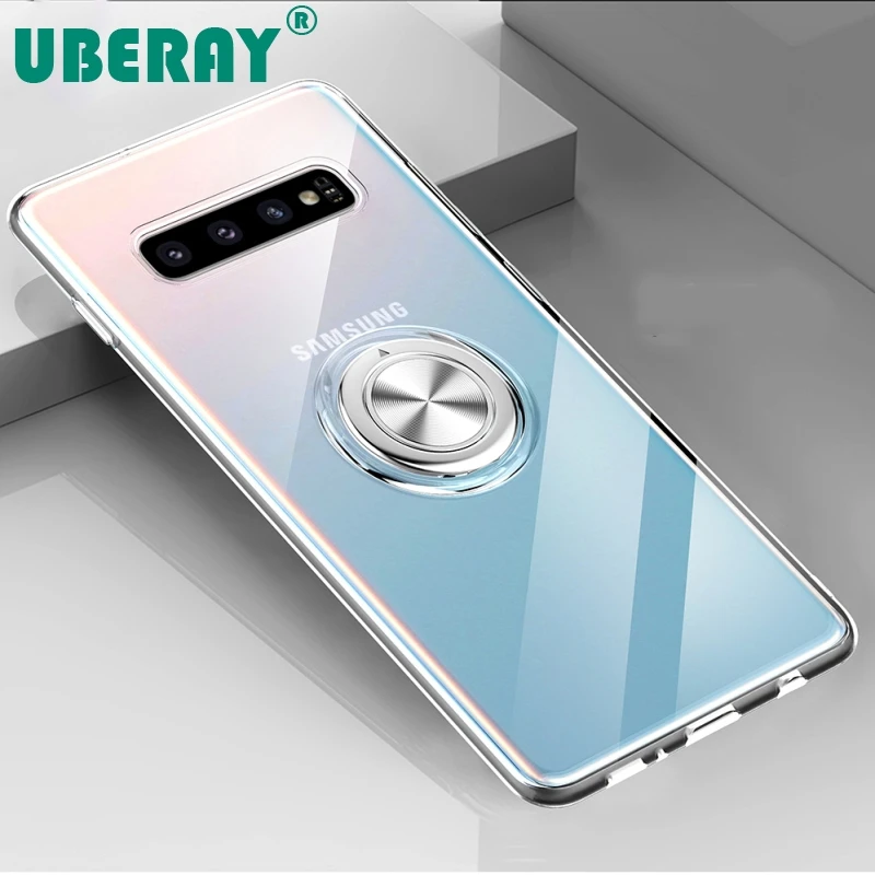 

For Samsung Galaxy S11 Plus S10 5G S10 S9 S8 Plus Note 9 Note 8 A7 A9 2018 S10e Note 10 Case Cover Soft Silicone Ring Holder