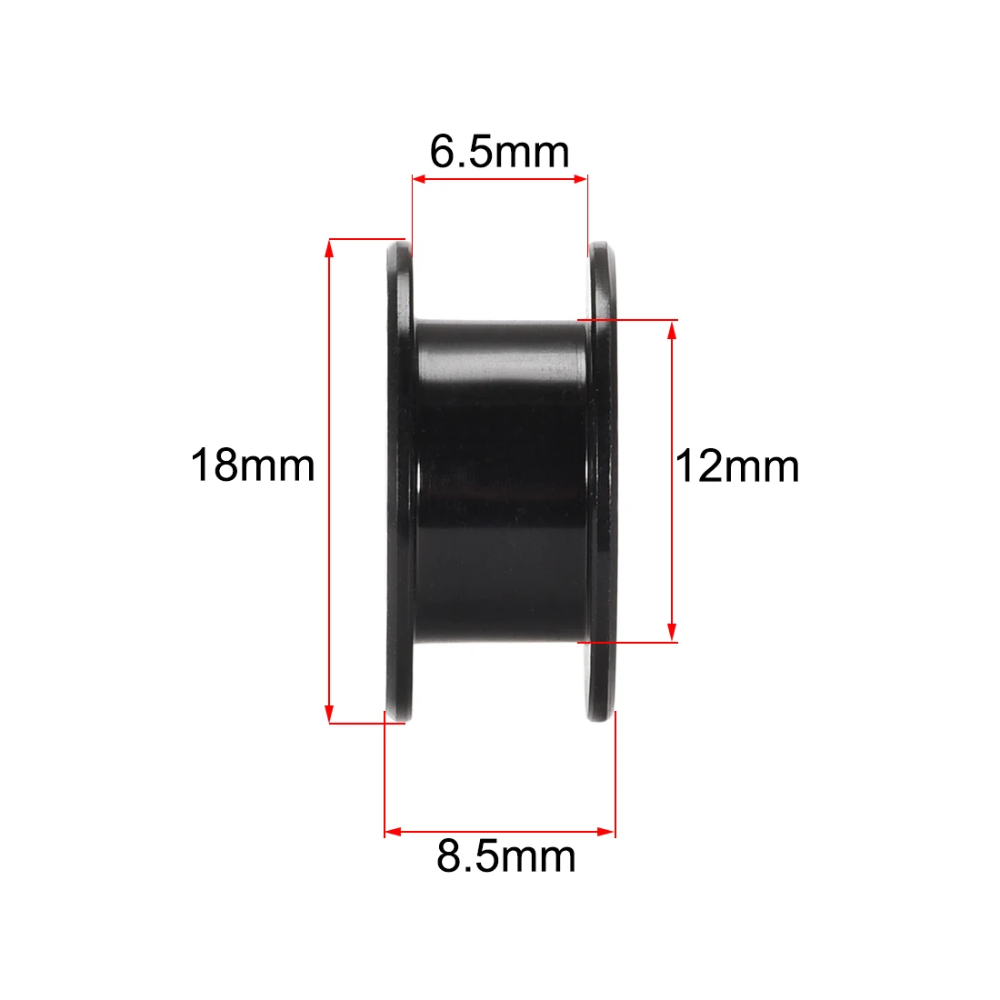 

uxcell H Type GT2 Timing Belt Pulley, Fit 6mm Belt for 3D Printer 5mm