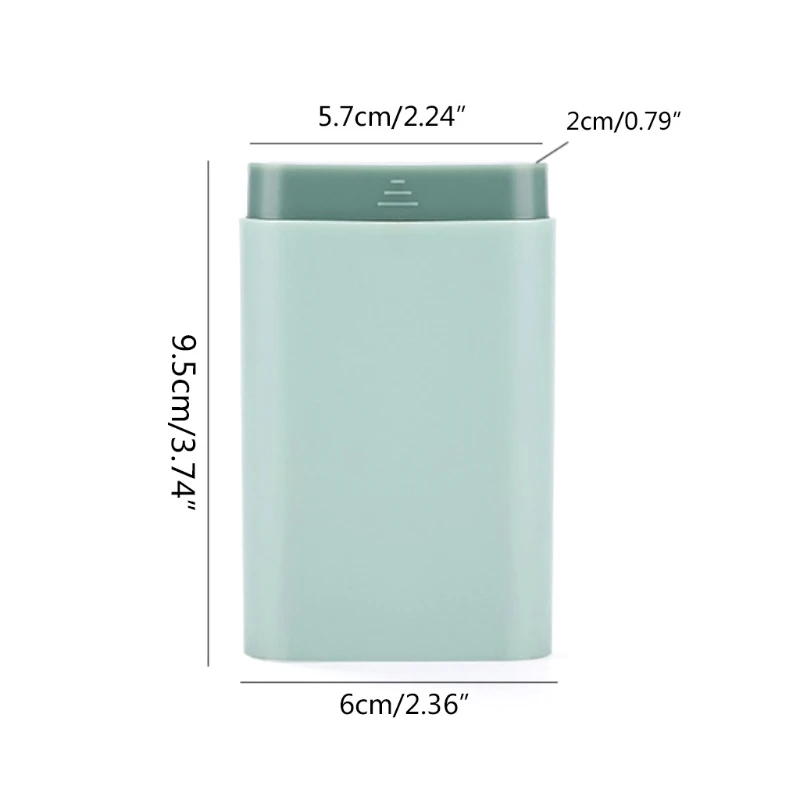 

1PCS Case Storage Box Diabetic Box 6 Grid Compartment Weekly Tablet Dispenser Splitters 7-day