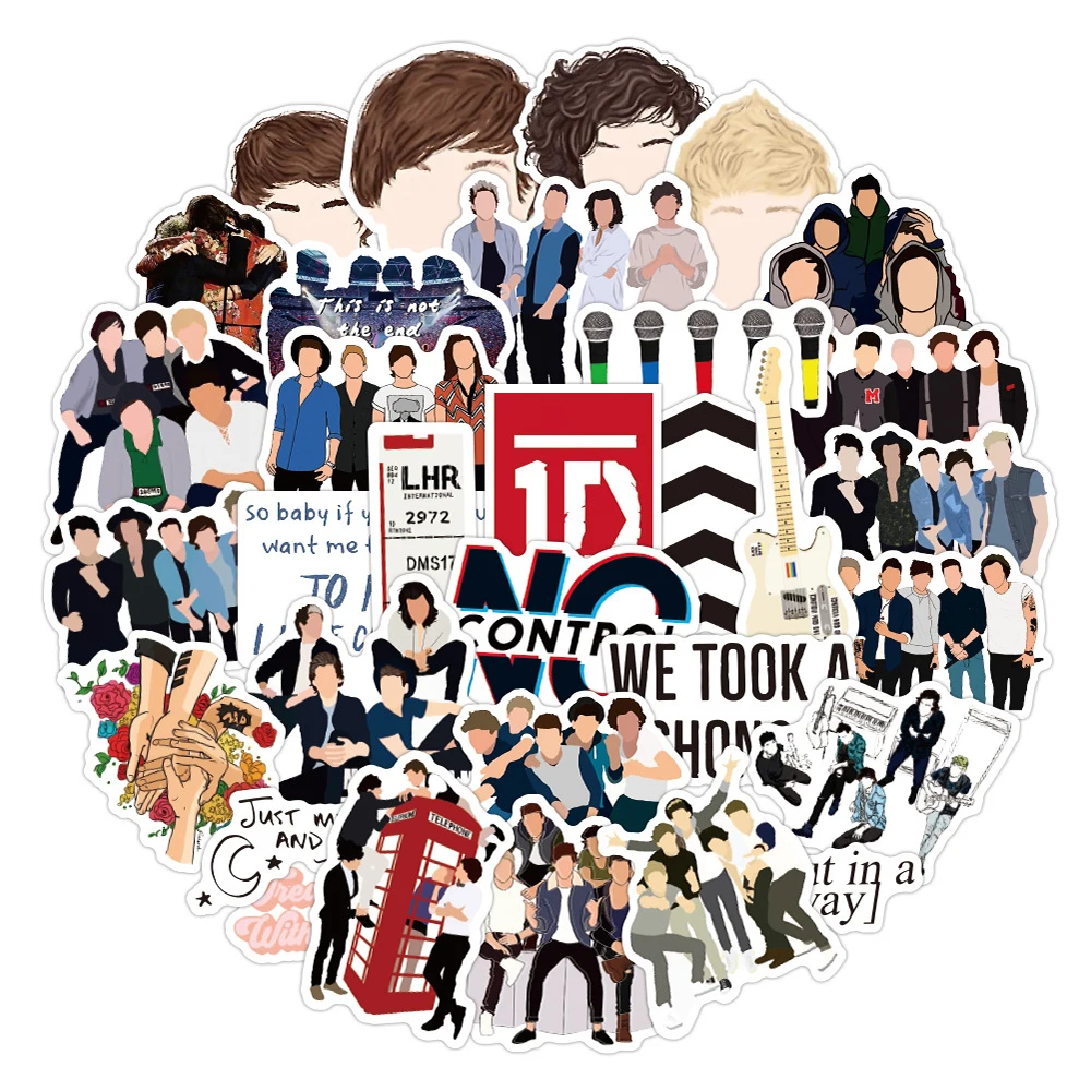 10/30/50 шт One Direction группа наклейки Idol певец группы "сделай сам"