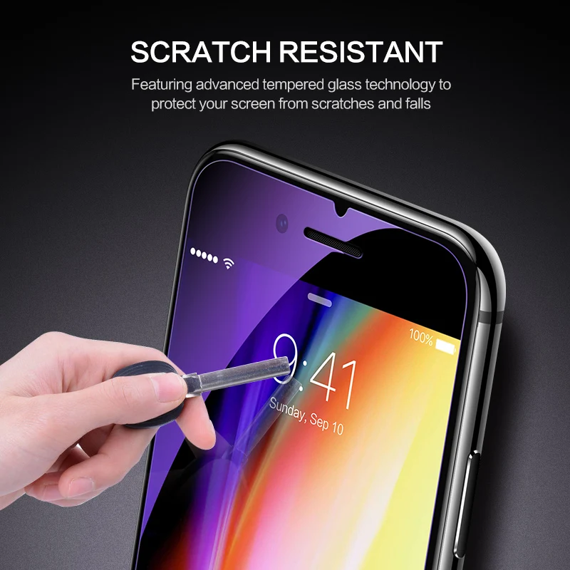 SmartDevil защита от синего света закаленное стекло для Iphone 8 6 6S 7 Plus Защитная пленка X Xr