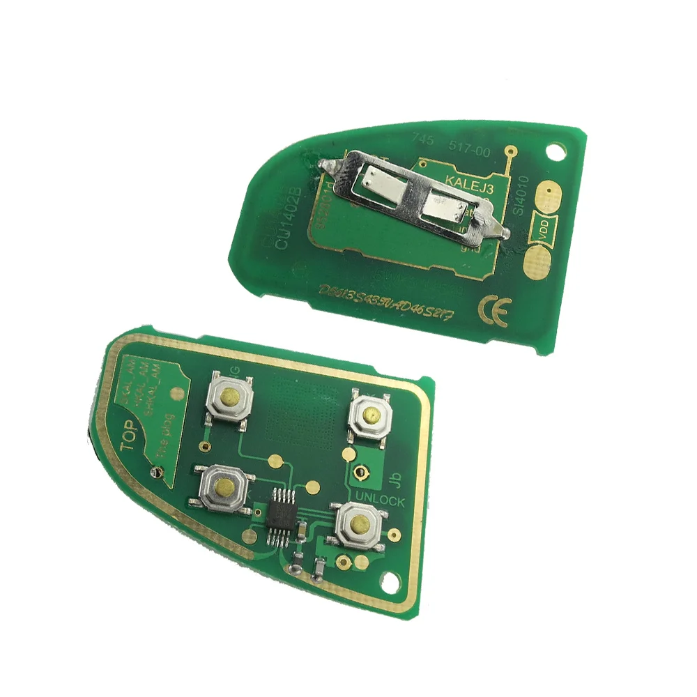 OkeyTech флип дистанционный ключ Fob 4 кнопки NHVWB1U241 315 МГц 434 МГц 4D60 чип для выбора Jaguar заготовка для ключа Remtekey