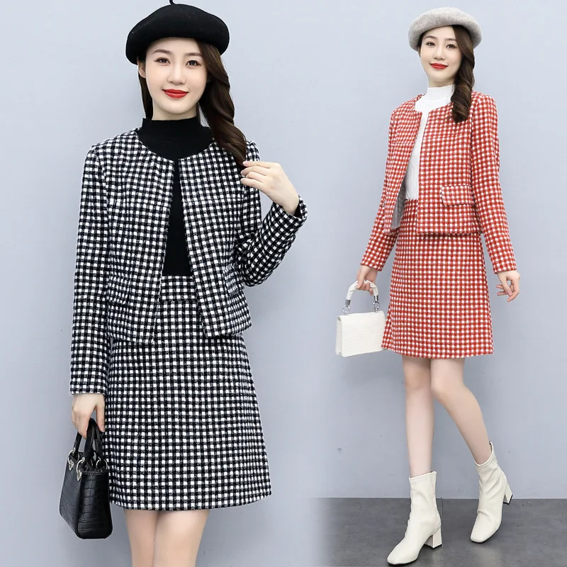 

Fragrant Silk Autumn New Fashion Two-piece Suit.Kio