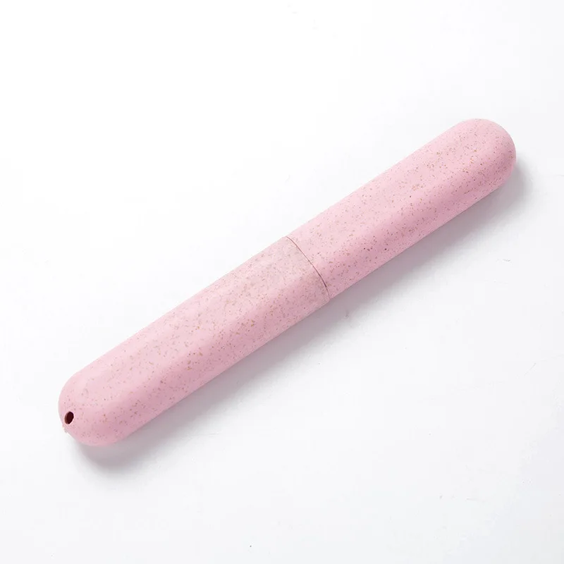 style 1 pink 1 шт. портативная коробка для зубных щеток, дорожная зубная щетка, чехол для хранения кемпинга, косметический Чехол, органайзер для зубной пасты, аксессуары для ванной комнаты - Цвет: style 1 pink