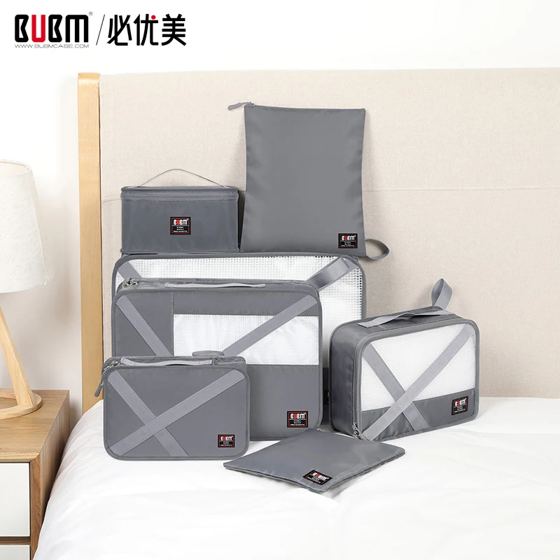 BUBM 7 компл. Путешествия багаж одежда сортировки пакетов хранения Организатор