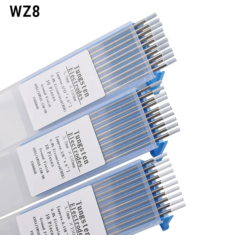 

10pcs/Set Tungsten Electrodes TIG Welding Rods WZ8 Argon Arc Zirconium Tungsten Electrode Tungsten Needle 150mm