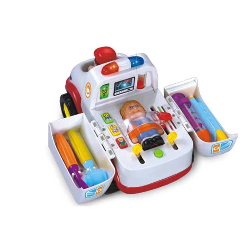 Игрушки скорой помощи электронная музыка освещение универсальный автомобиль