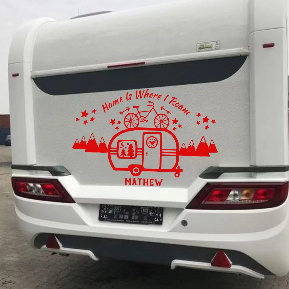 

Cool Design Outdoor camp Car Sticker Creative Vinyl Sticker On Car Stickers And Decals Window Sticker Car-Styling Decal