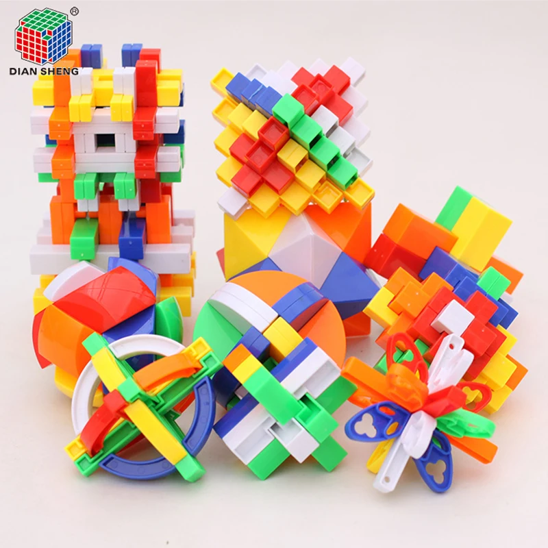 Родитель ребенок ABS пластик Любань блокировка отверстия пазл с замком