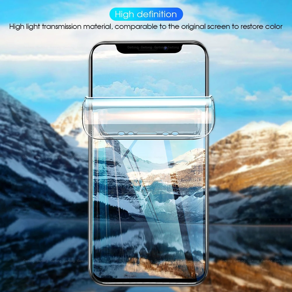 9D мягкая Гидрогелевая пленка для iPhone X XS Max 11 Pro XR защита экрана полное покрытие 10 6