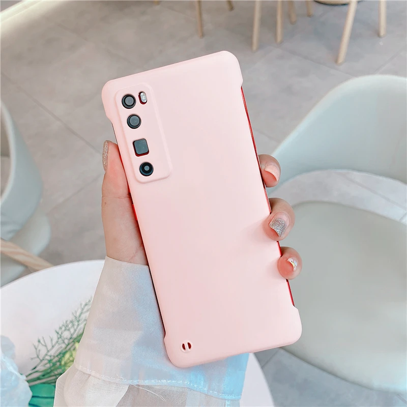Mate 30 Nova 5T Y6 Y7 Y5 2019 тонкий жесткий однотонный матовый чехол из поликарбоната