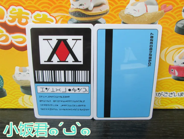 Hunter x лицензионная Карточка Бесплатная японская аниме (бумага stcker или ПВХ)|hunter