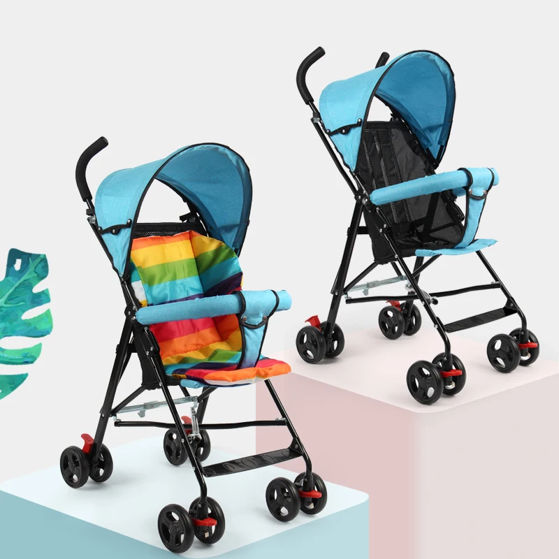 2019 Baby stroller super light and easy to carry baby stroller folding and sitting