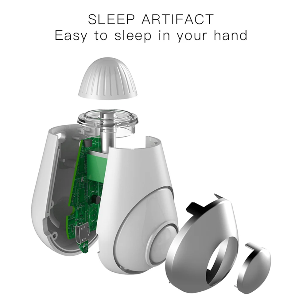 

Pastsky Sleep Aids CES Insomnia Device Pulse Egg Relieve Mental Tension Stress Eliminate Anxiety Depression Treatment Health