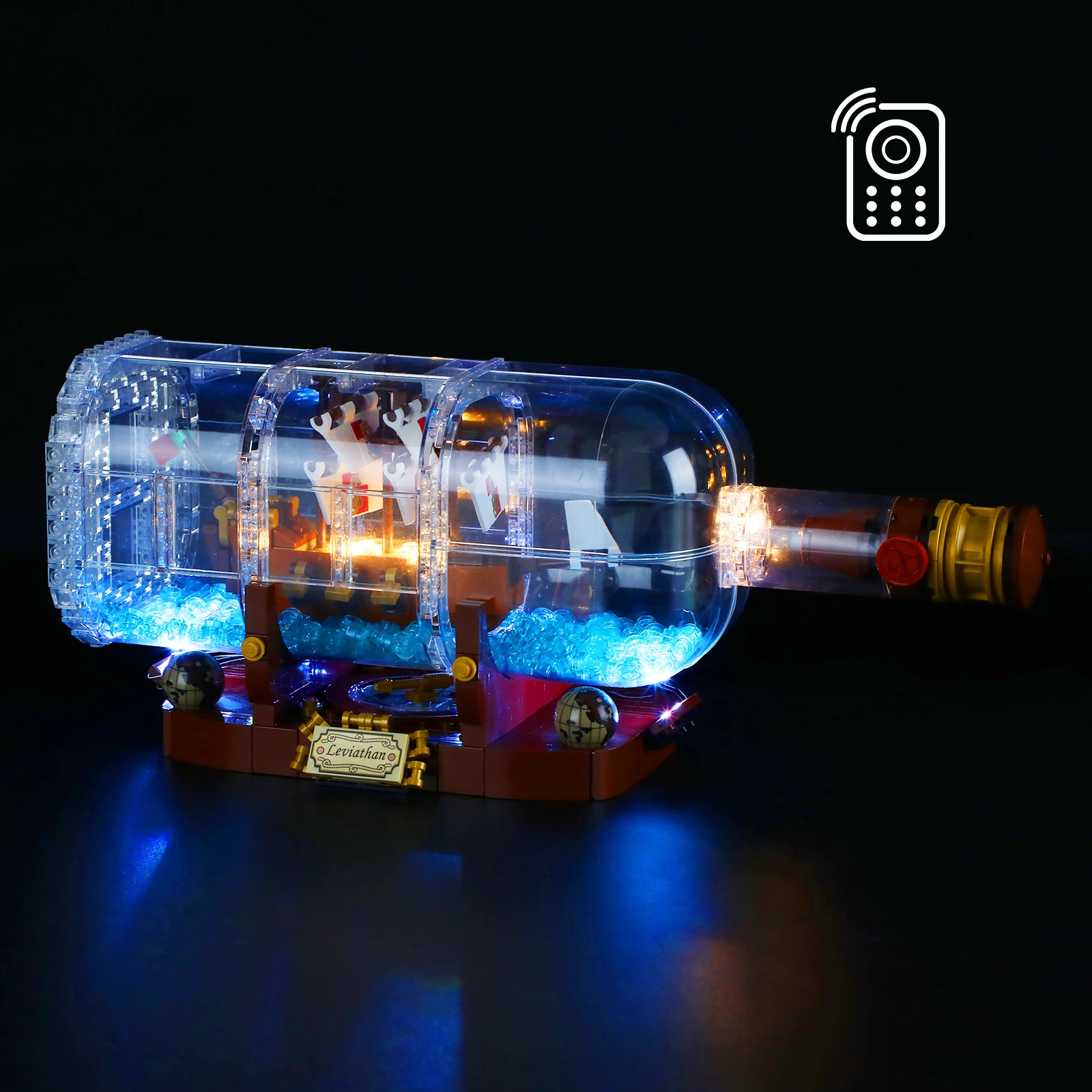 

Lightaling Led Light Kit for 21313 The Ship In A Bottle, Rermote Control Version
