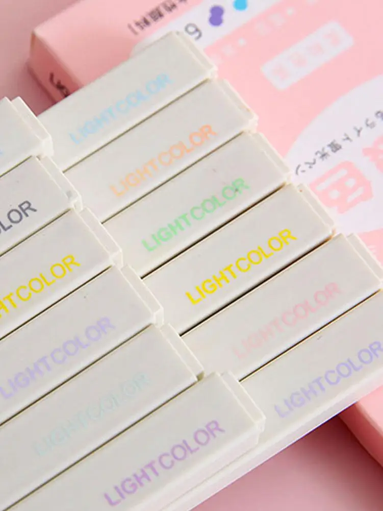 6 шт мягкая защита глаз Цвет мини маркер фломастер водных чернил s кончик кисти