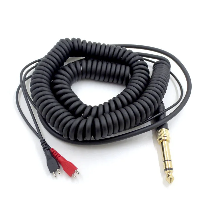 6 5 мм адаптер для наушников сменный пружинный кабель Sennheiser HD25 HD560 HD540 HD480 HD430 414 HD250