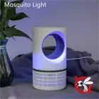 Электрическая ловушка для комаров, USB-лампа для уничтожения насекомых, УФ лампа для отпугивания мух, белыйкрасный цвет, Прямая поставка