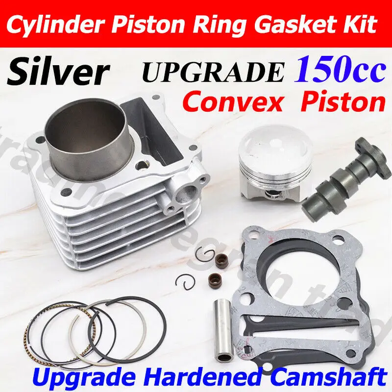 

Motorcycle Cylinder Piston Gasket Rebuild Camshaft Kit for KAWASAKI KLX125 KLX 125 125cc to 15cc 62mm Big Bore Upgrade Power