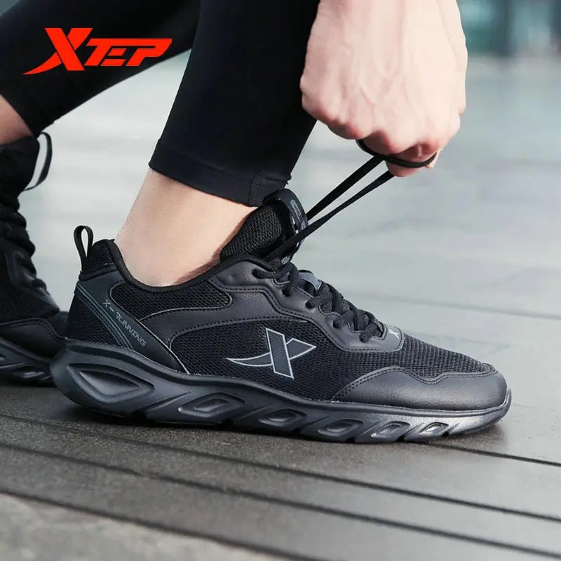 

Xtep Summer Men Running Shoes Shock Absorption Sports Sneakers Comfortable Casual Breathable Shoes Male 880119115036