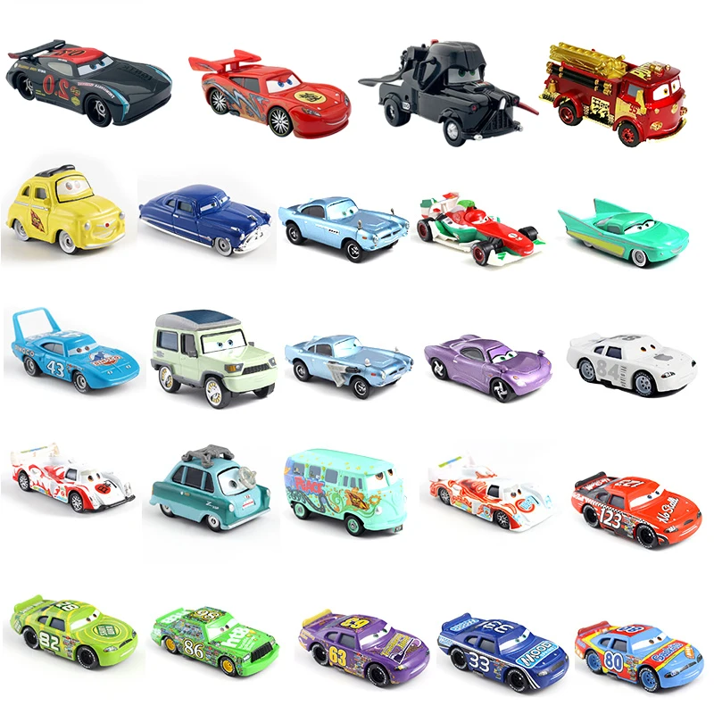 

Disney Pixar Cars 2 3 Toys Car No.95 Lightning McQueen Mater Jackson Storm Ramirez 1:55 Boy Kid Toys Action Figure Birthday Gift
