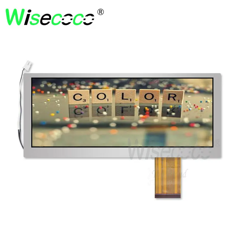 Wisecoco 8 дюймов антибликовые 1280x480 ips lcd 500 яркость для автомобильного дисплея и