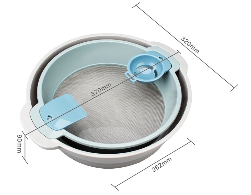 

Baking Novice Set 4PCS Flour Egg Filter DIY Cake Tool Flour Sieve Pastry Tool Baking Sieve Filter Bakeware Kitchen Accessories