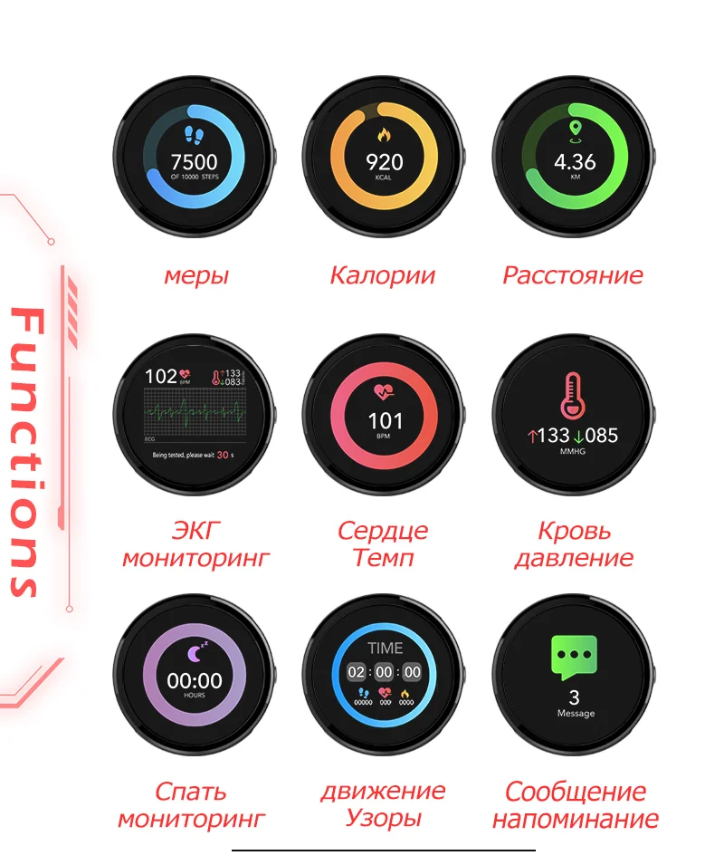 North Edge кровяное давление, умные часы, наручные часы ЭКГ PPG, монитор сердечного ритма, умные спортивные часы, фитнес-трекер, браслет
