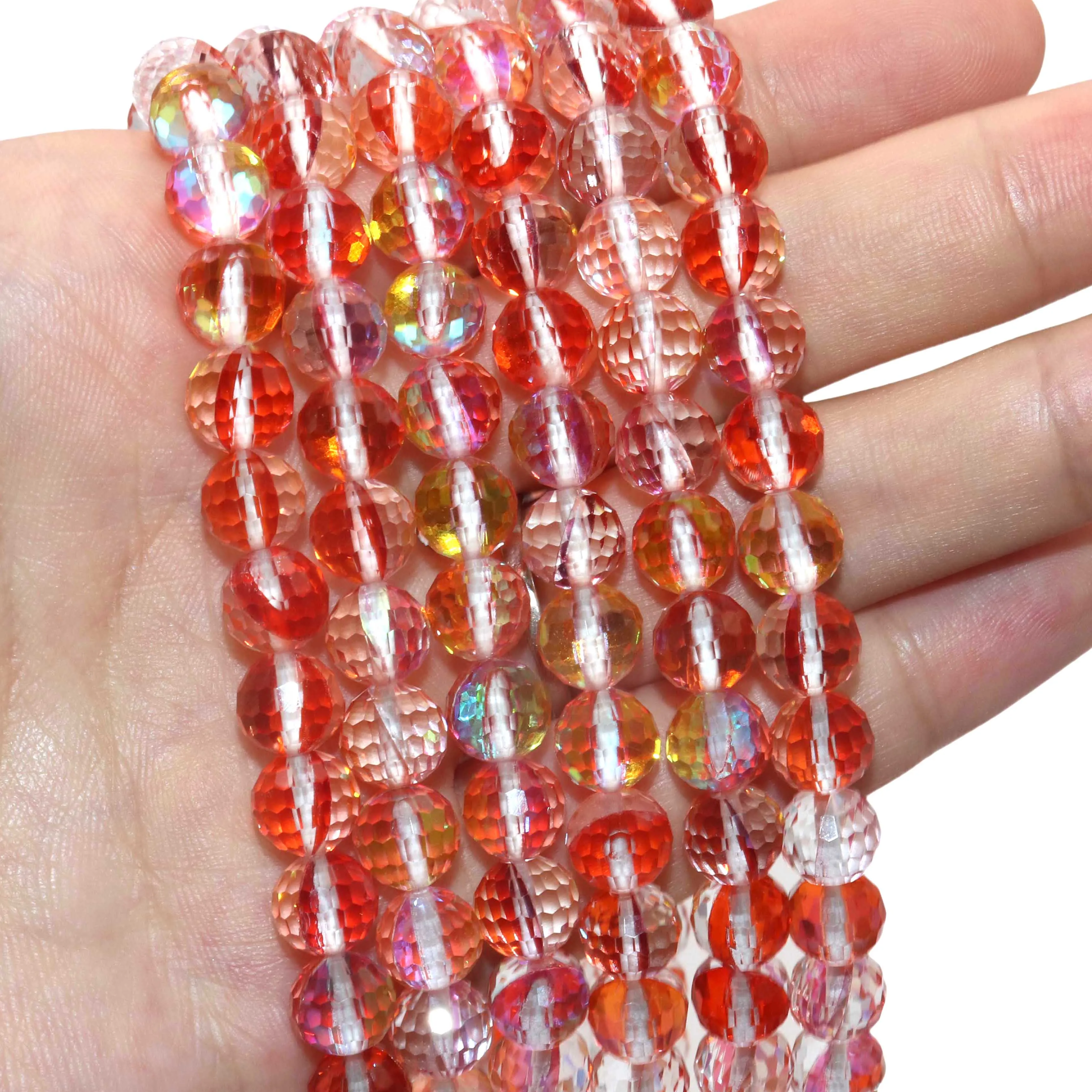 Ограненный Природный камень Австрийские хрустальные бусины 6 8 10 мм круглые