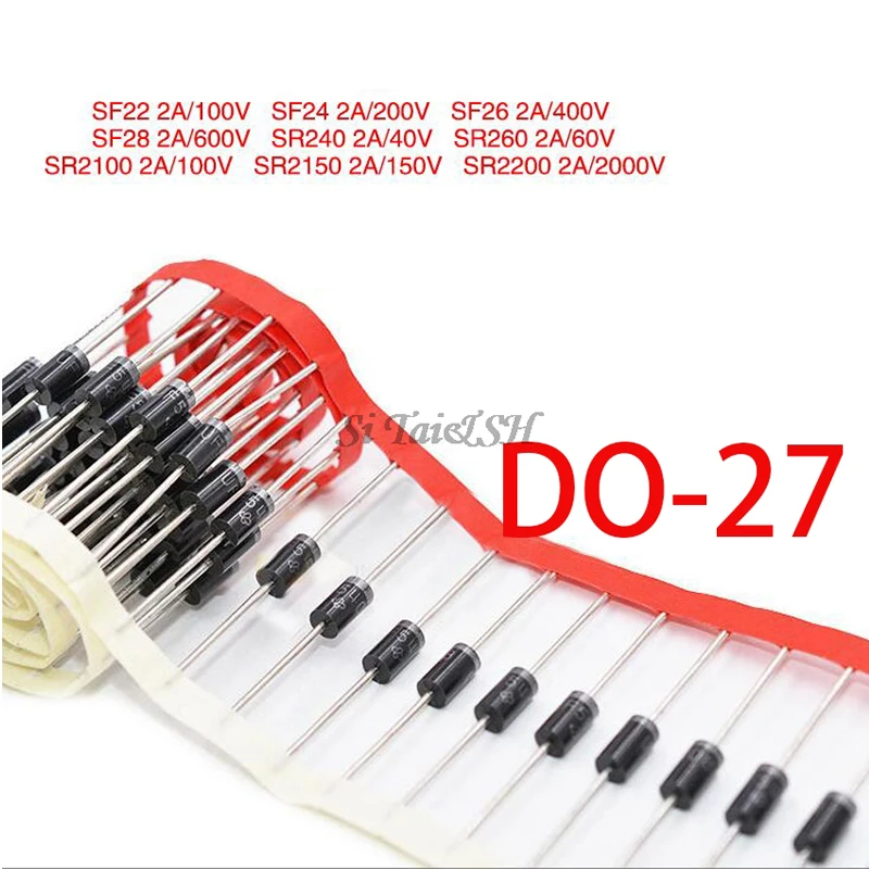 20 шт. выпрямительный диод Шоттки SR240 SR260 SR360 SR540 SR560 SR2100 SR3100 SR3200 SR5100 SR5150 SR5200 DO-41 DO-27 |