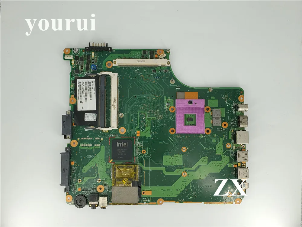 V000125720 материнская плата для ПК Toshiba Satellite A300 A305 6050A2171301 PT10SG основная плата 965PM DDR2 Бесплатный процессор