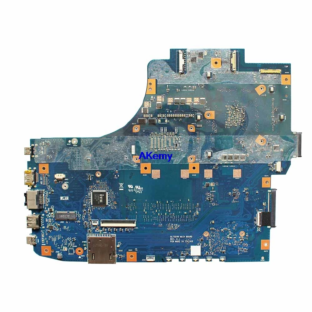 Akemy для ASUS GL752VW GL752VL GL752V GL752 материнская плата для ноутбука процессор I7-6700HQ GTX960M-4GB обмен материнской платы