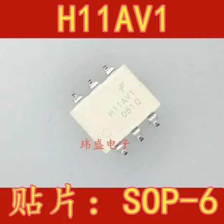 

10 шт. H11AV1 H11AV1SR2M H11AV1M SOP-6