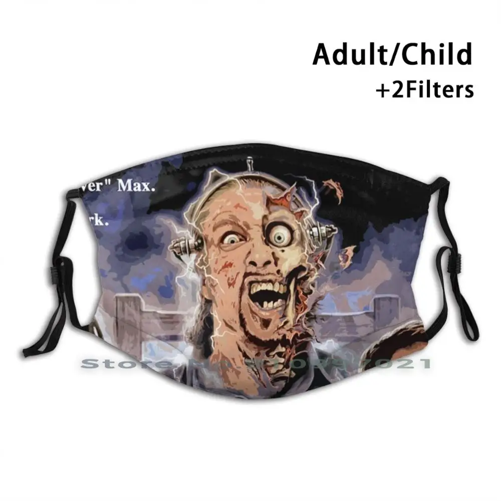 Ужас Show многоразовые лицевая маска против дымки Пылезащитная с фильтры для детей