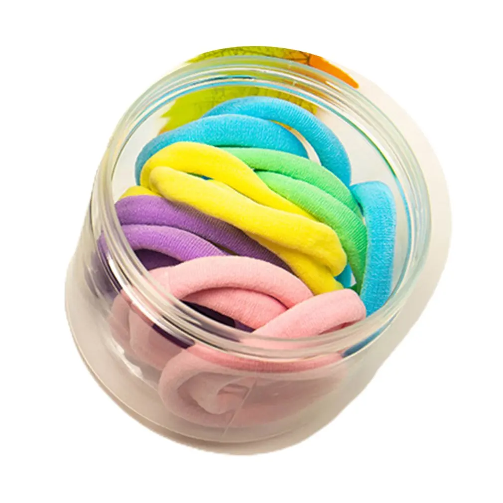 

20pcs/box Simple Headband Hair Accessories Elastic Ponytail Holder Elastic Hair Hoop For Girls Female