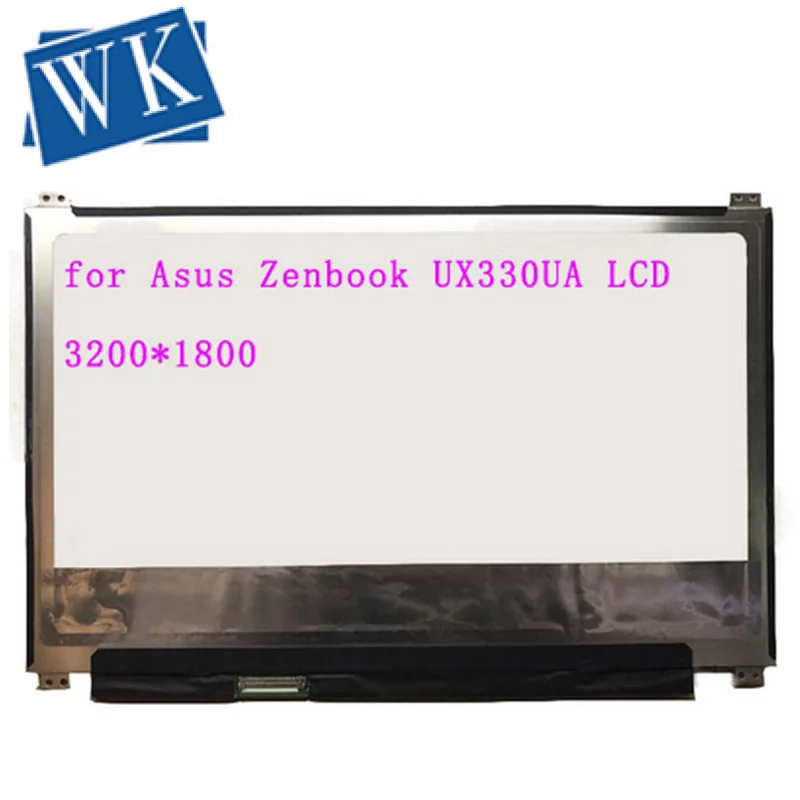 ЖК-экран 13 3 дюйма для Asus Zenbook UX330UA 3200X1800 40 контактов IPS не сенсорная панель замена |